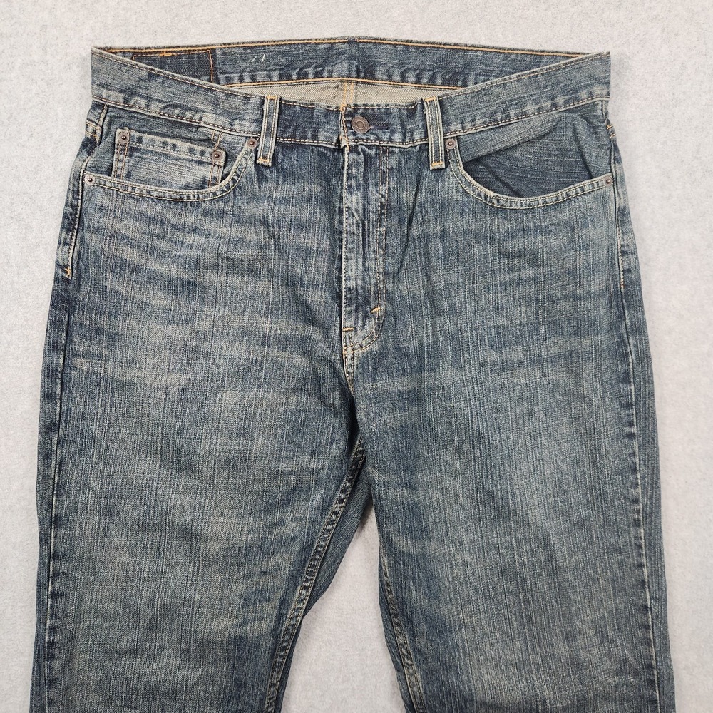 Levis Jeans‎ Mens 36x32 (Fits 36x28) 559 Relaxed Straight Faded Distressed Y2K